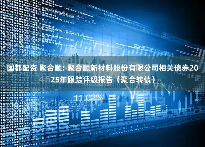 国都配资 聚合顺: 聚合顺新材料股份有限公司相关债券2025年跟踪评级报告（聚合转债）