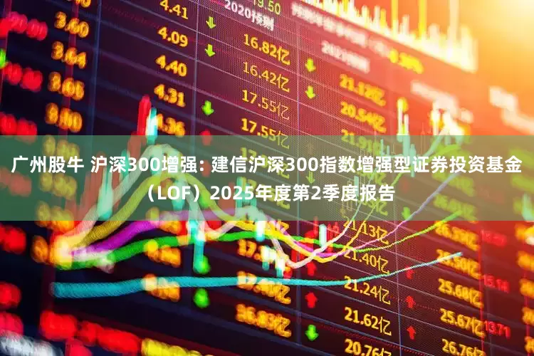 广州股牛 沪深300增强: 建信沪深300指数增强型证券投资基金（LOF）2025年度第2季度报告